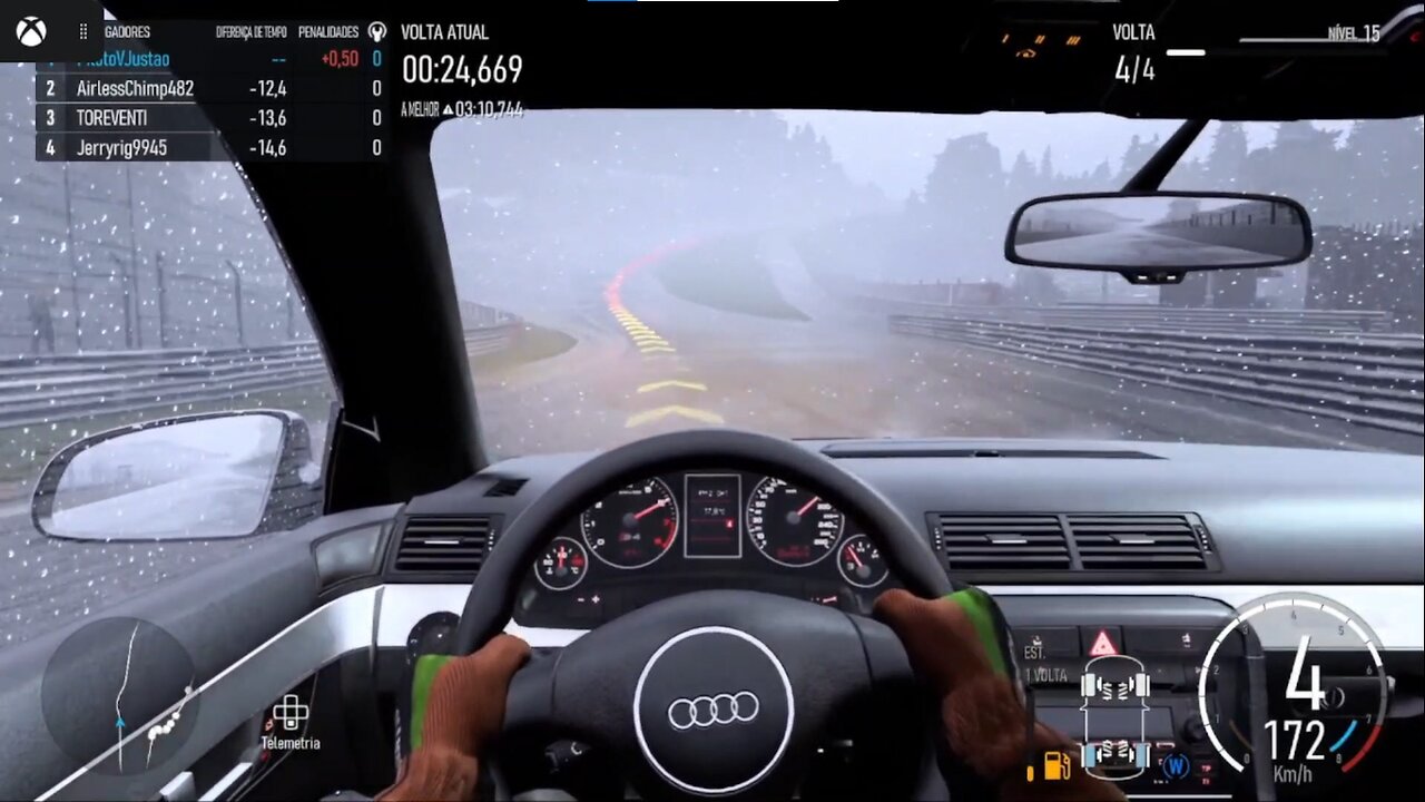 FORZA MOTORSPORT | SPA-FRANCORCHAMPS AUDI S4 2004 com muita chuva!!