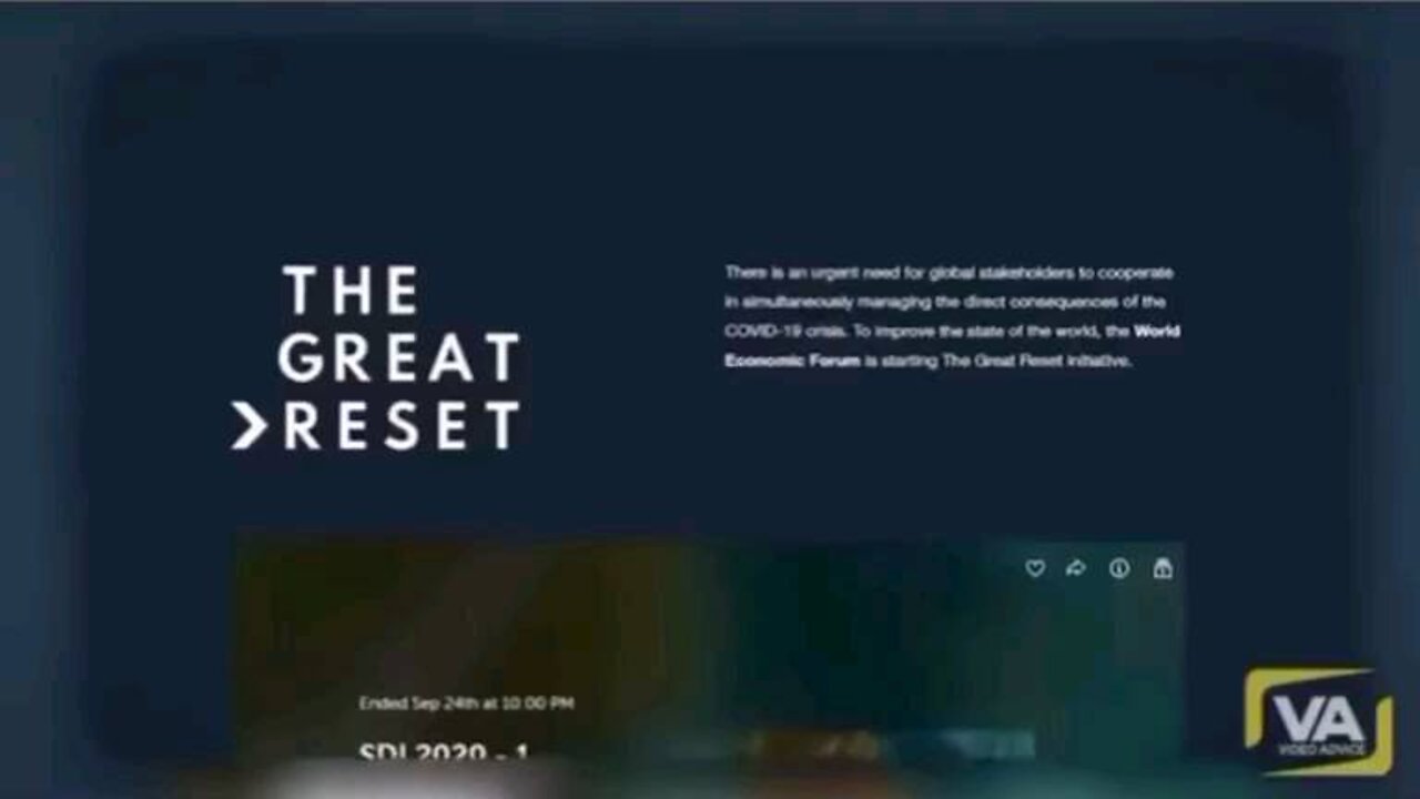 "The Great Reset" explained in 5 minutes- 3-2022