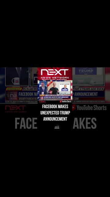 Facebook Makes Unexpected Trump Announcement #shorts