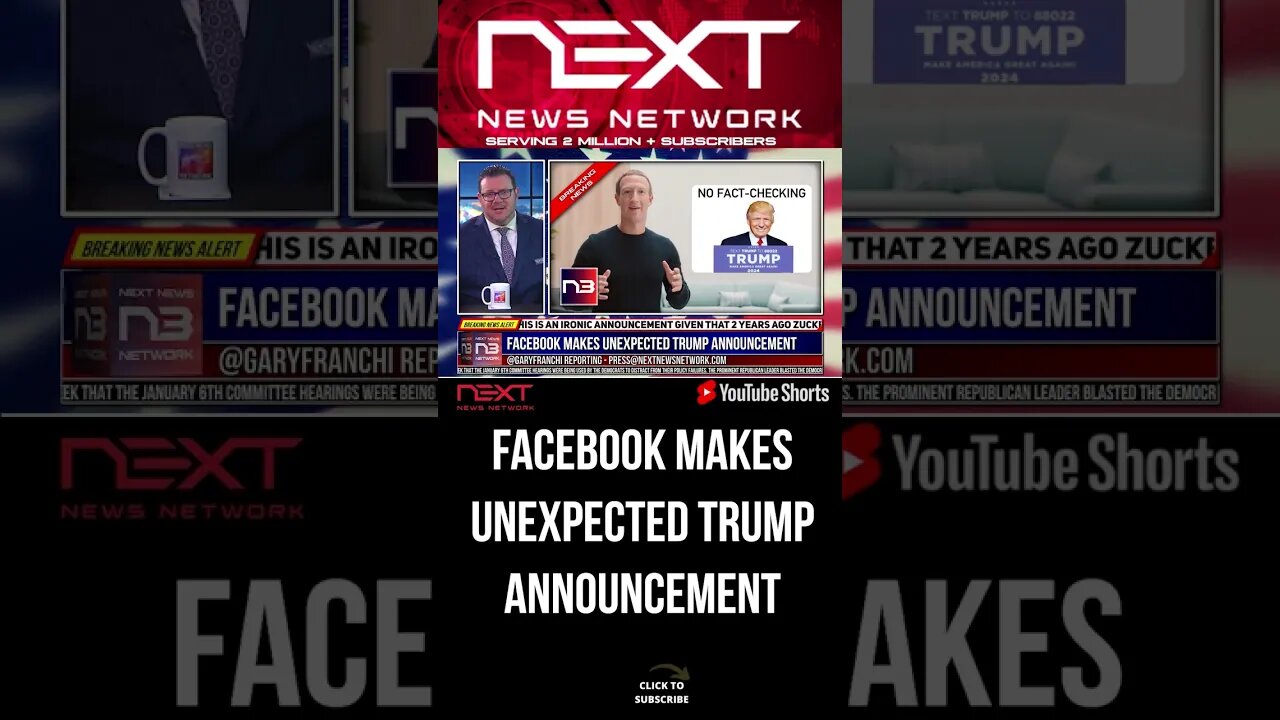 Facebook Makes Unexpected Trump Announcement #shorts