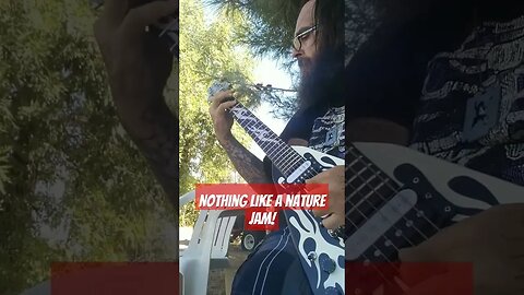 nature jammin #metalguitar #guitar #metal #harleybenton #pantera #bosskatana #exinferno