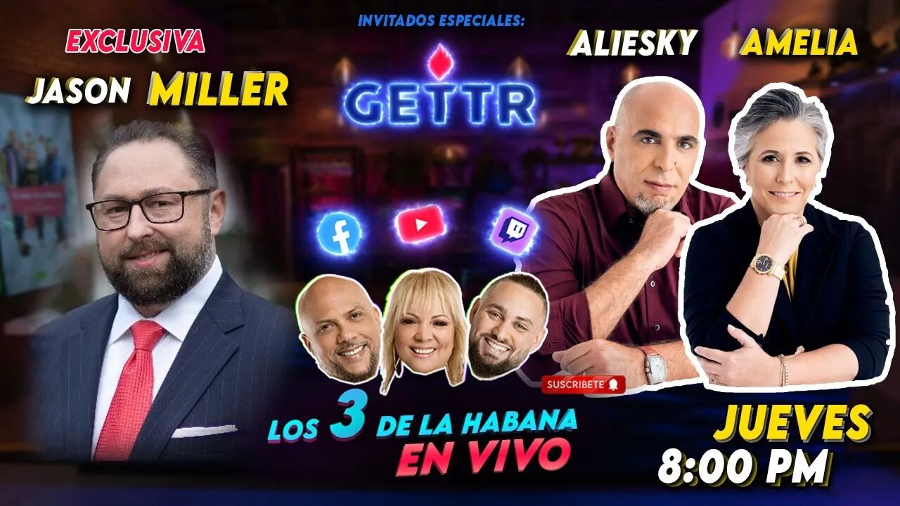 🔴🔥Los 3 de La Habana LIVE 🔥 Jason Miller 🔥 Aliesky y Amelia 🔥💪