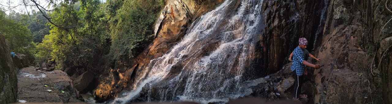 Natural waterfall