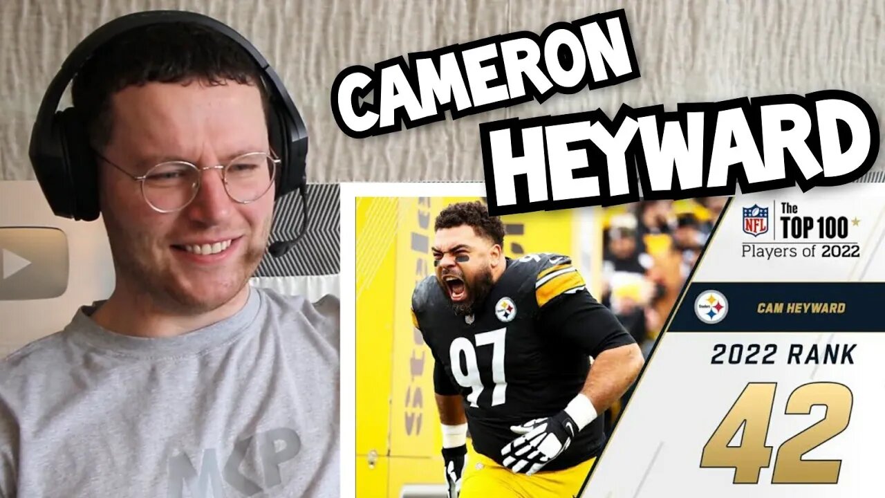 Rugby Player Reacts to CAMERON HEYWARD (Pittsburgh Steelers, DE) #42 NFL Top 100 Players in 2022