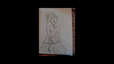 Marilyn Monroe drawing