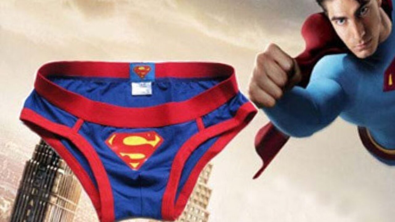 SUPERMAN AND HIS UNDERWEAR