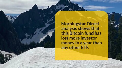World's first bitcoin ETF down 70% as investors lose $1 billion
