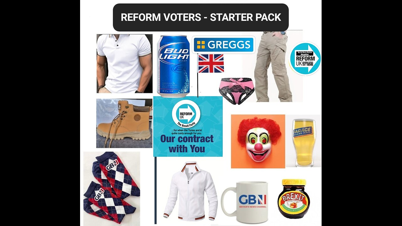 🇬🇧 REFORM UK VOTERS STARTER PACK - FREE GREGGS SAUSAGE ROLLS FOR ALL.