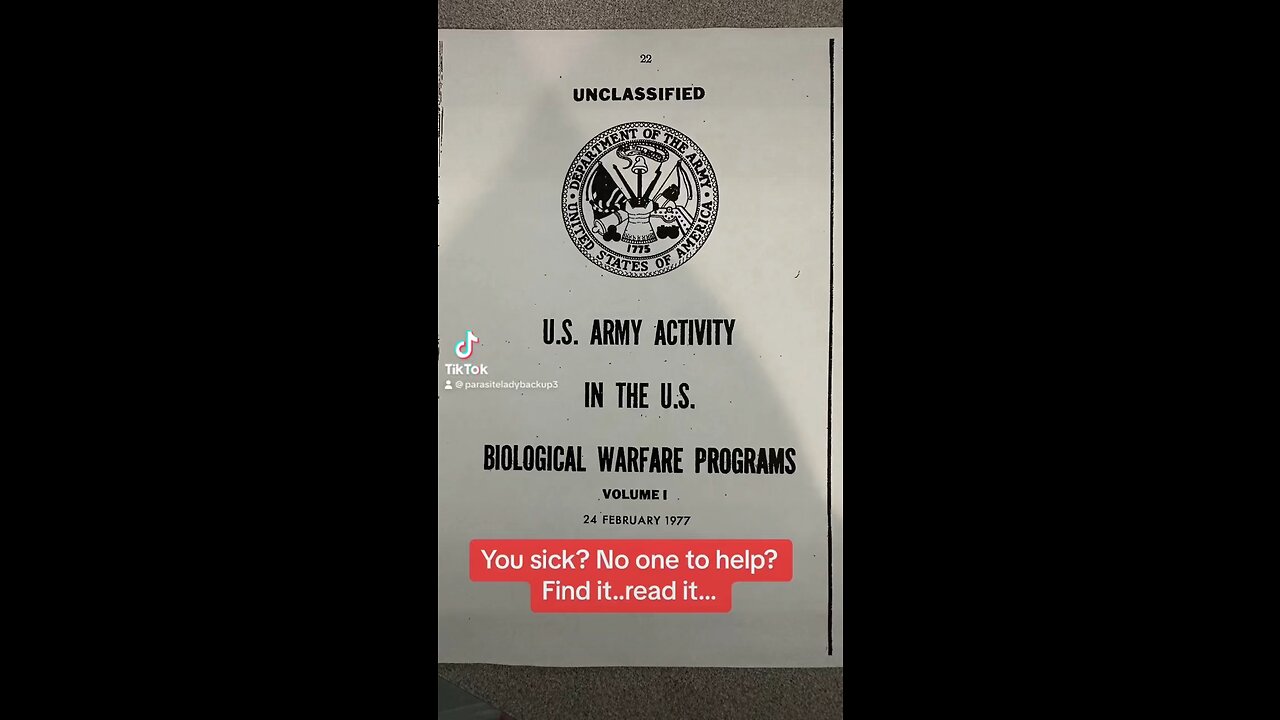 Army Bioweapons