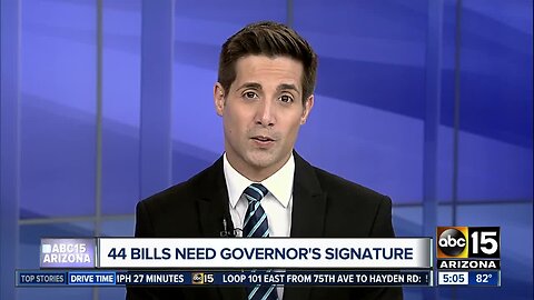 Governor Ducey faces deadline to sign or veto 44 remaining bills