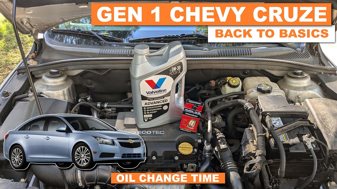 Gen 1 Chevy Cruze (2009-2016) -How To Change Your Oil