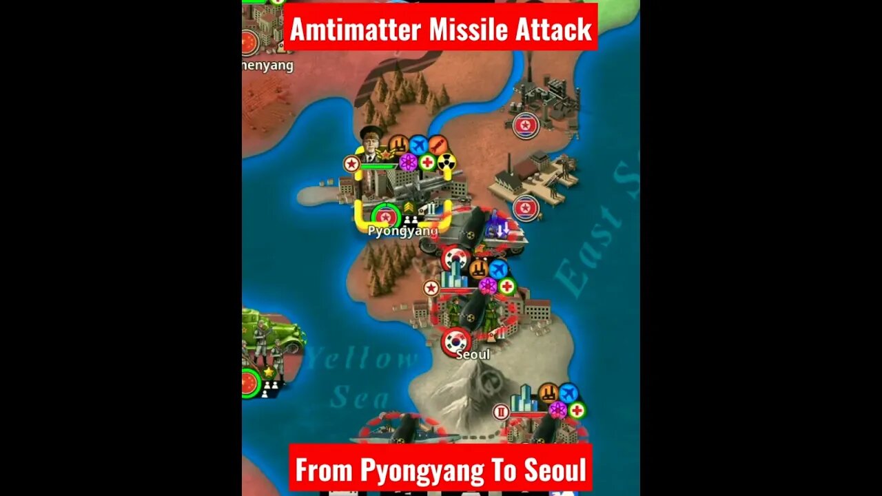 Amtimatter Missile Attack To Seoul From Pyongyang@ZHH Gaming