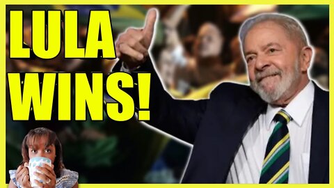 Lula WINS Brazil's Presidential Election (clip)