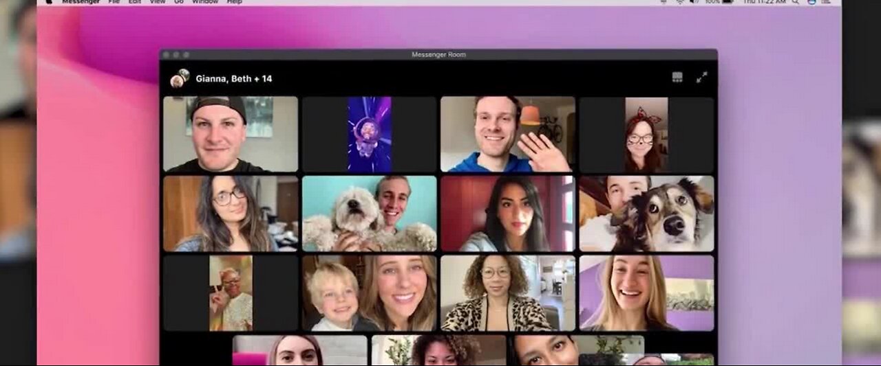 Facebook Messenger rooms
