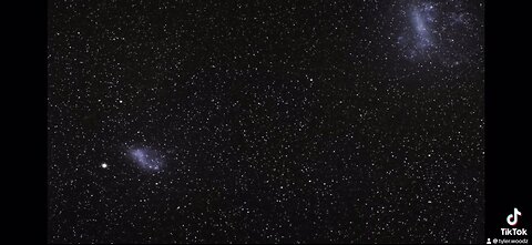 Can we see the stars or is it infinite blackness?