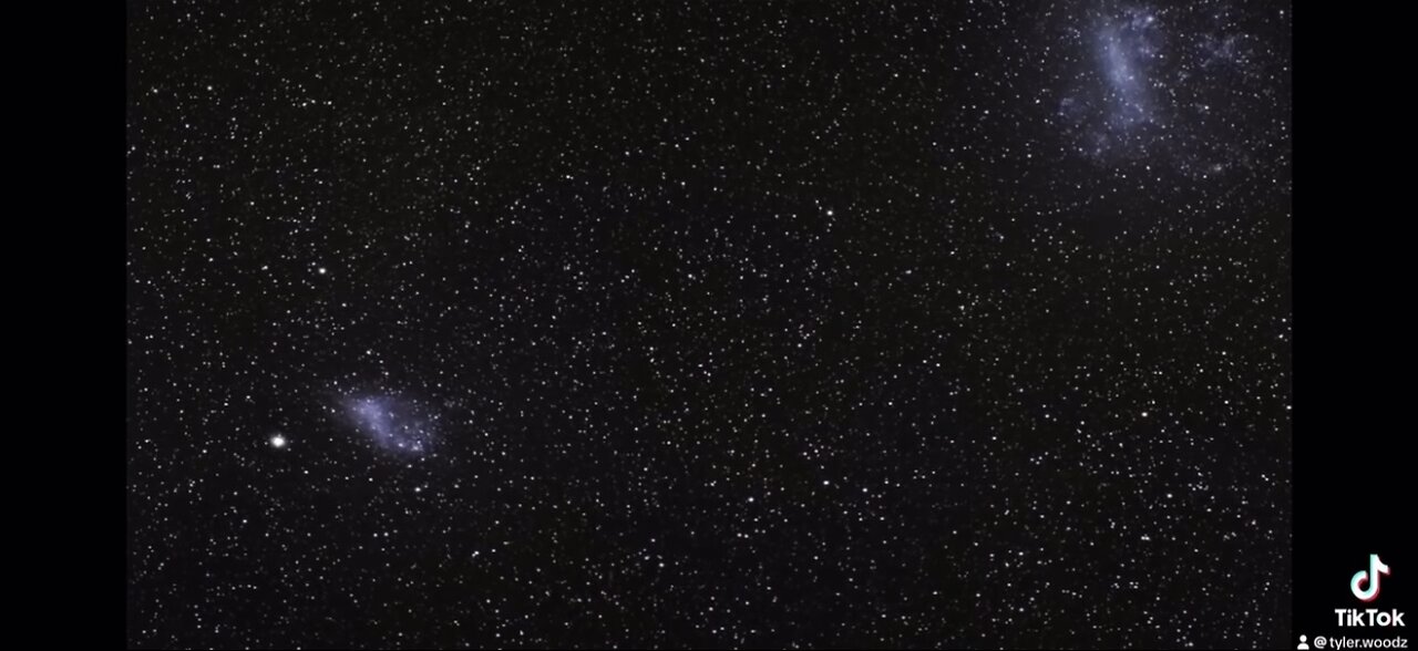 Can we see the stars or is it infinite blackness?