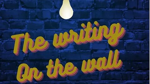 The writing ✍️ on the wall, sharing dreams, movies and scriptures.