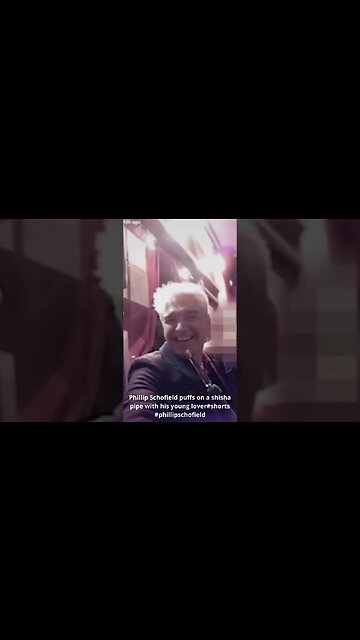 Phillip Schofield puffs on a shisha pipe with his young lover #shorts #phillipschofield