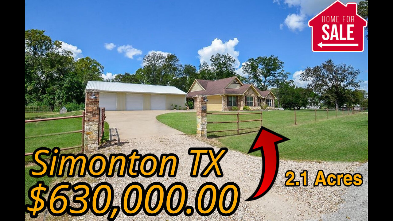 How Much Does $630k Get You In Simonton TX? No Credit Check Financing Is Available For This Home