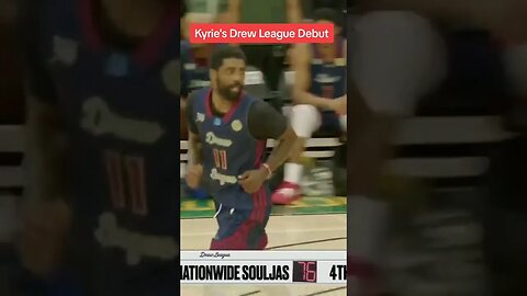 Kyrie making it look easy in his #drewleague debut🔥 #kyrieirving