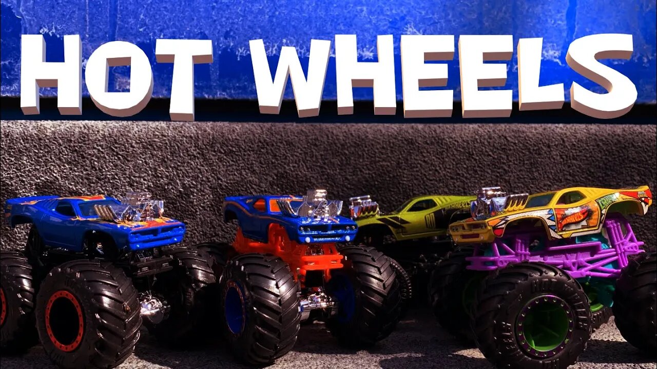 Hot Wheels Monster Trucks Rodger Dodger Unboxing and Racing