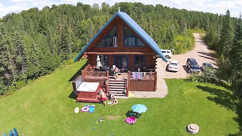 les chalets en bois rond