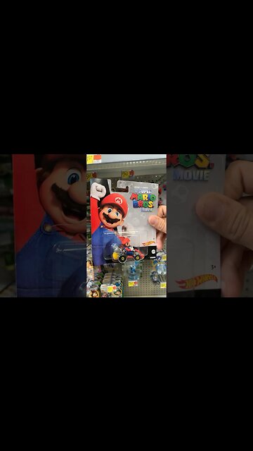 Hot Wheels Mario Kart Super Mario Bros Movie: Peg Hunting! #shorts #mariobros #hotwheels #mariokart