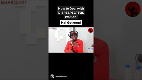 How to Deal with DISRESPECTFUL woman. #dating #hagotem #baddie #disrespect #mepersonally