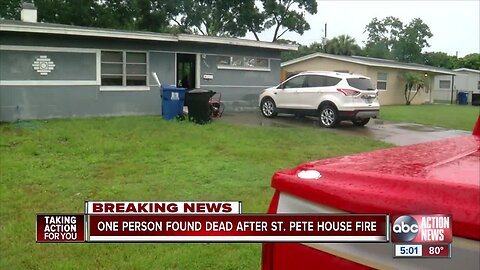 St. Pete Fire Rescue finds elderly man dead in home while responding to fire