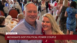 Michigan couple with Trump ties uses conspiracies to fuel rise in state GOP