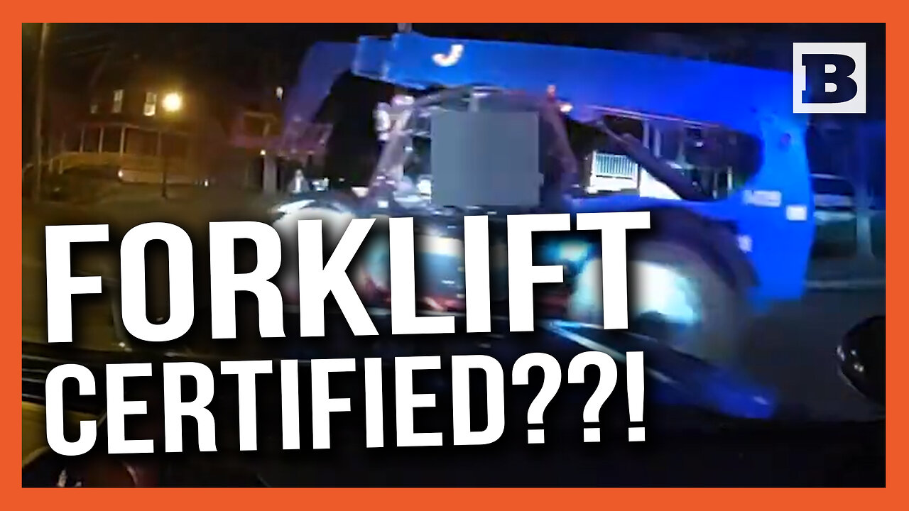 FORKLIFT CERTIFIED??! 12-YEAR-OLD BOY Leads Police on WILD FORKLIFT CHASE