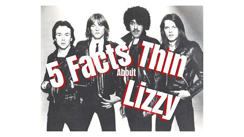 5 facts about Thin LIzzy #rock #thinlizzy #facts #music #trivia #80srock #80smusic #metal #legend