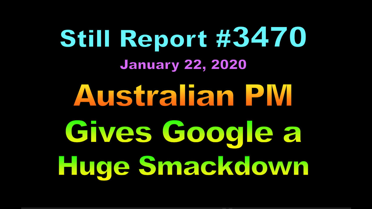 Australian PM Gives Google a Huge Smackdown, 3470