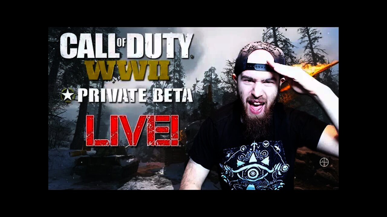 [🔴Live] Call of Duty: WW2 Private Beta Day 2! - Mission: Rank Up Guns & Divisions!