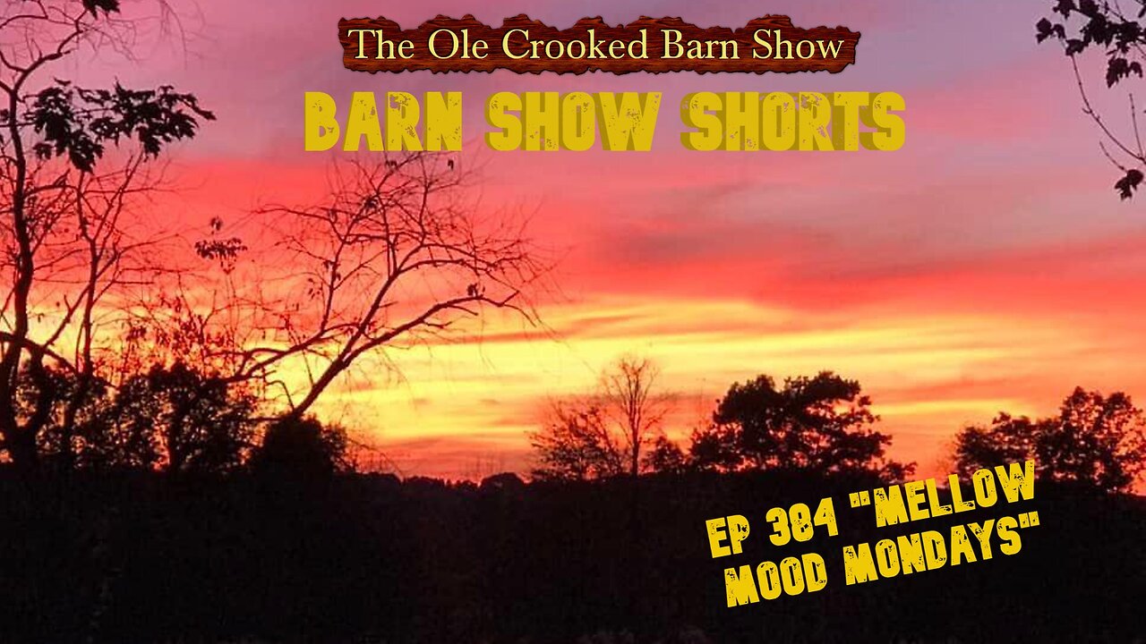 “Barn Show Shorts” Ep. #384 “Mellow Mood Mondays”