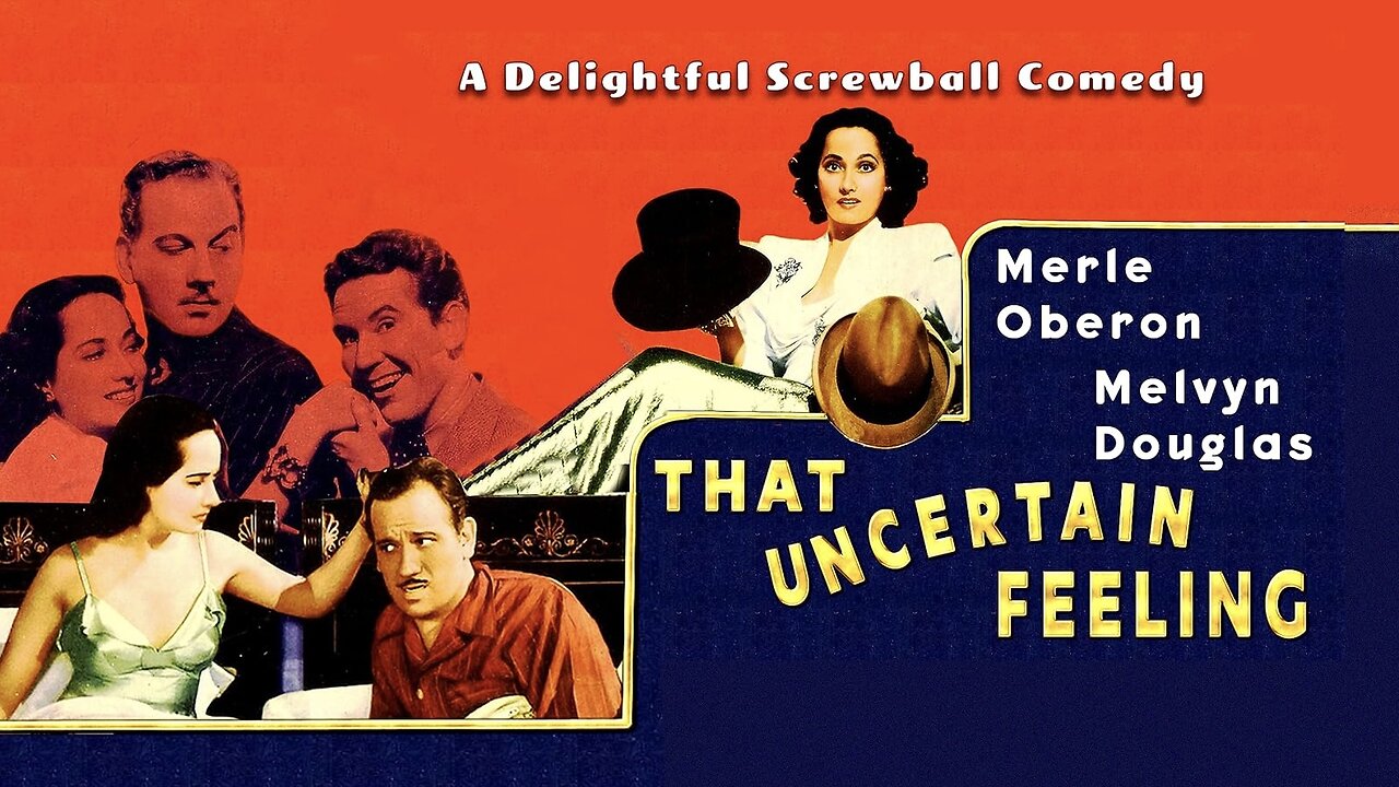 That Uncertain Feeling (1941 Full Movie) | Screwball-Comedy/Romance | Merle Oberon, Melvyn Douglas, Burgess Meredith.