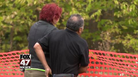 'Park Closed' signs greet visitors, protesters at Ormond Park in Lansing