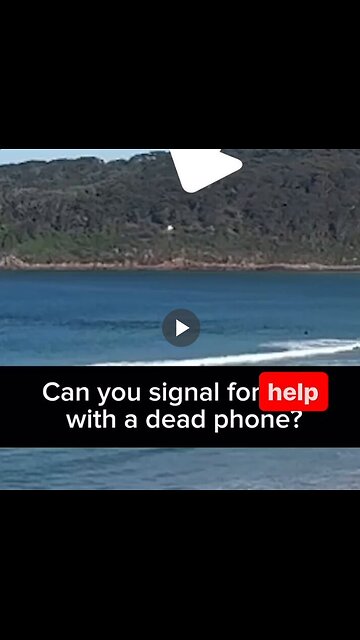 Using a Dead Phone to Signal for Help