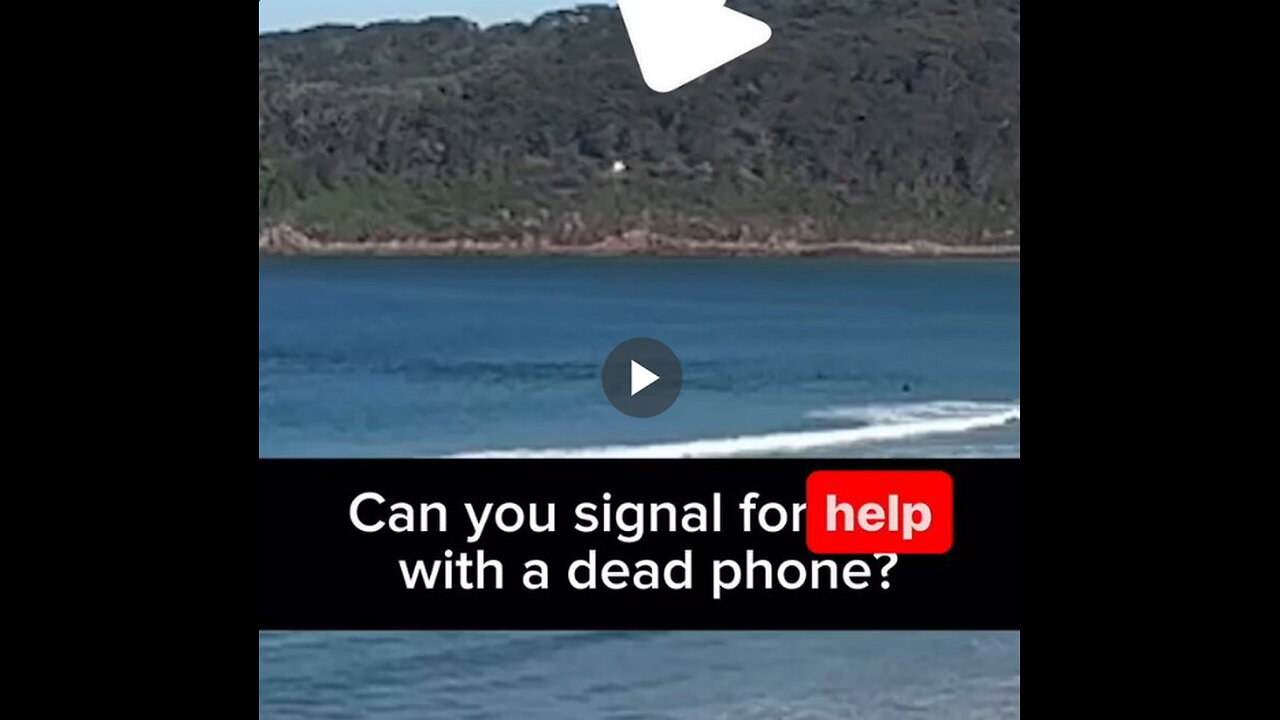 Using a Dead Phone to Signal for Help