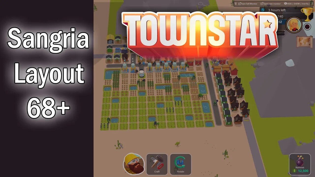 Town Star: Sangria (68+) Competition layout Breakdown