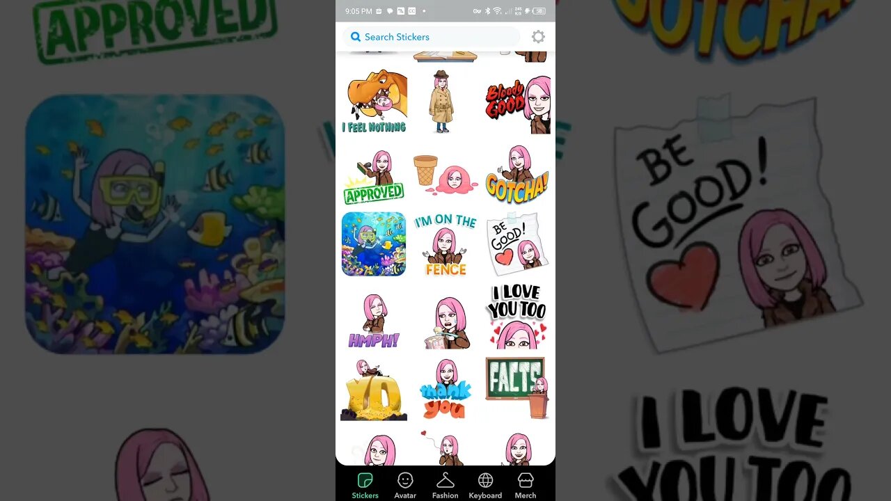 BITMOJI STICKER