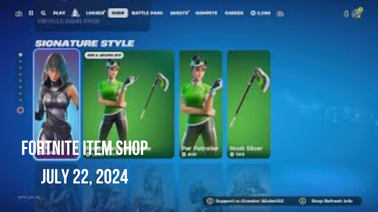 Fortnite Item Shop|July 22, 2024