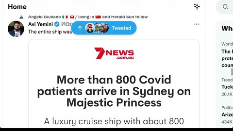 🟨 Majestic Princess 的 800 多名新冠肺炎患者是新南威爾士州政府面臨的健康危機