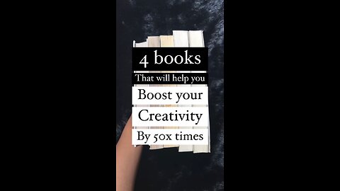 Books to boost creativity