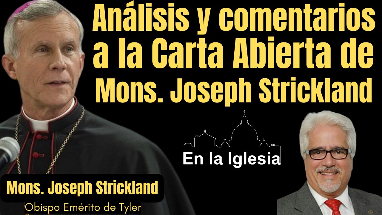 CARTA ABIERTA DEL OBISPO JOSEPH STRICKLAND