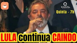 Lula não para de cair...