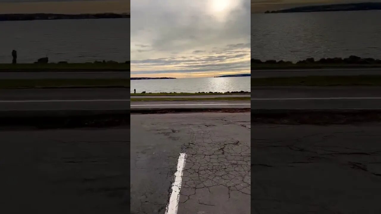 Morning Walk by the Water