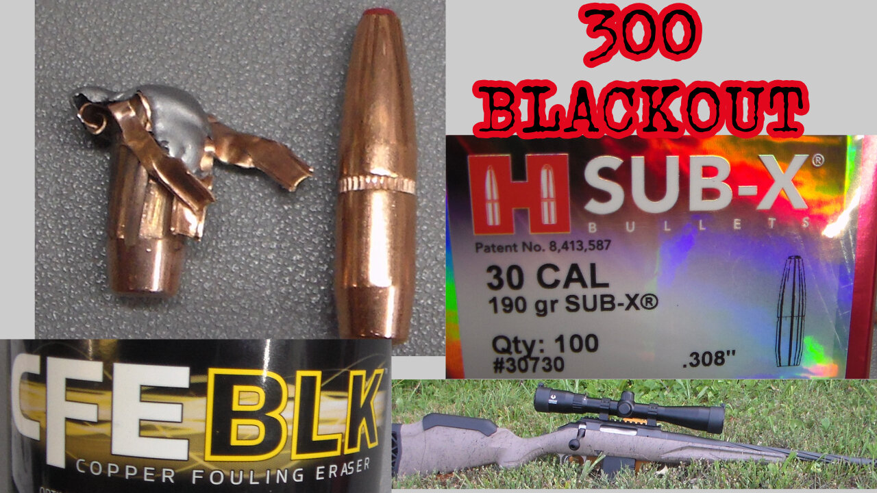 Hornady Sub X in 300 Blackout