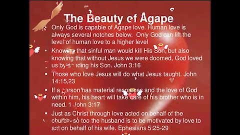 Beauty of Agape Love