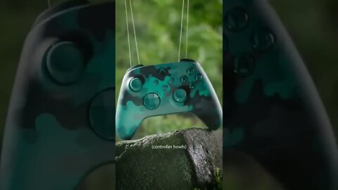 The brand new Mineral Camo Xbox Wireless Controller was made to stand out from the pack 🐺